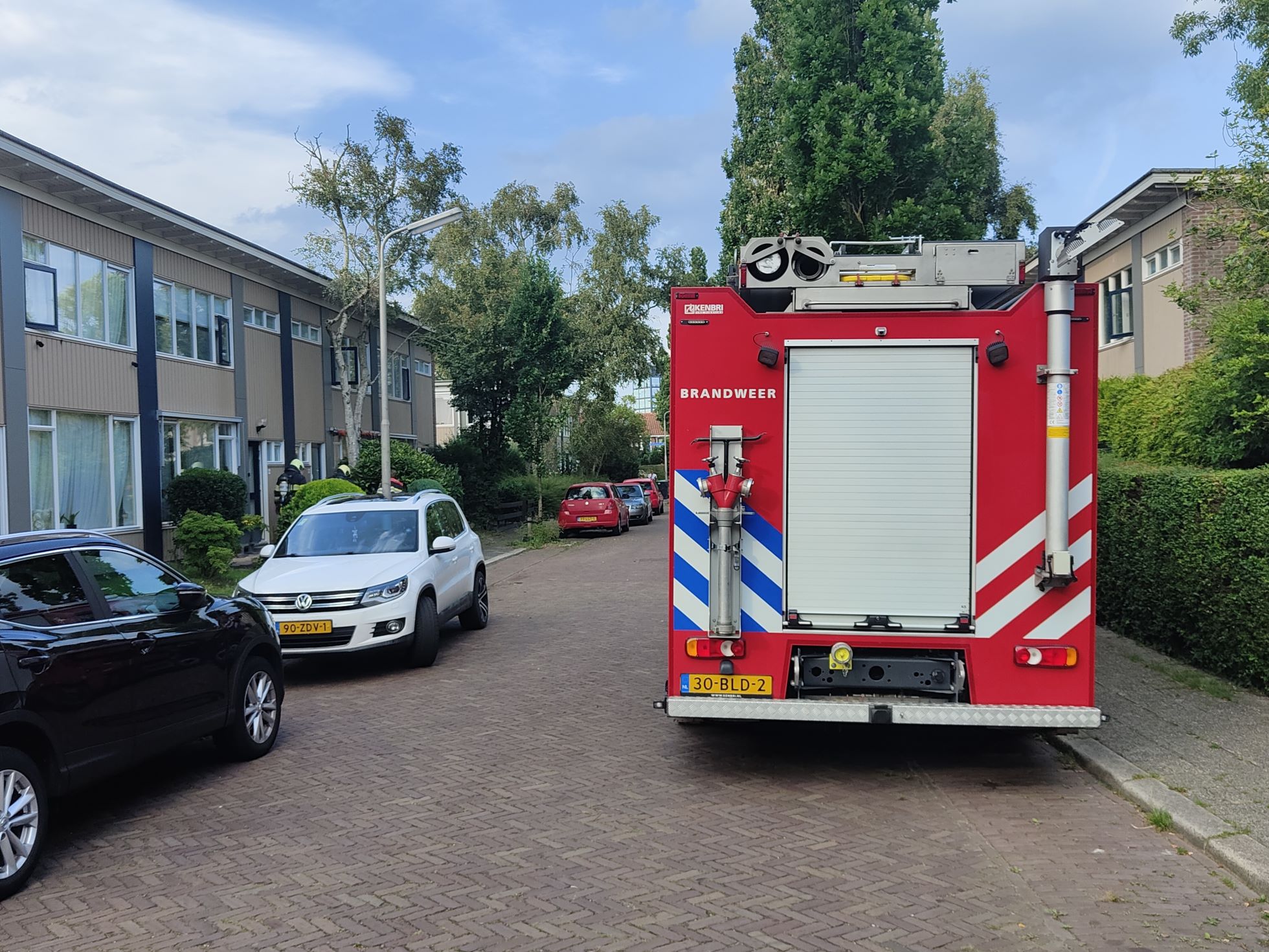 Gaslek in voortuin van woning in Leeuwarden
