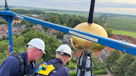 Grootste kraan van Nederland in Marsum: “Weer eens wat anders voor een installateur”