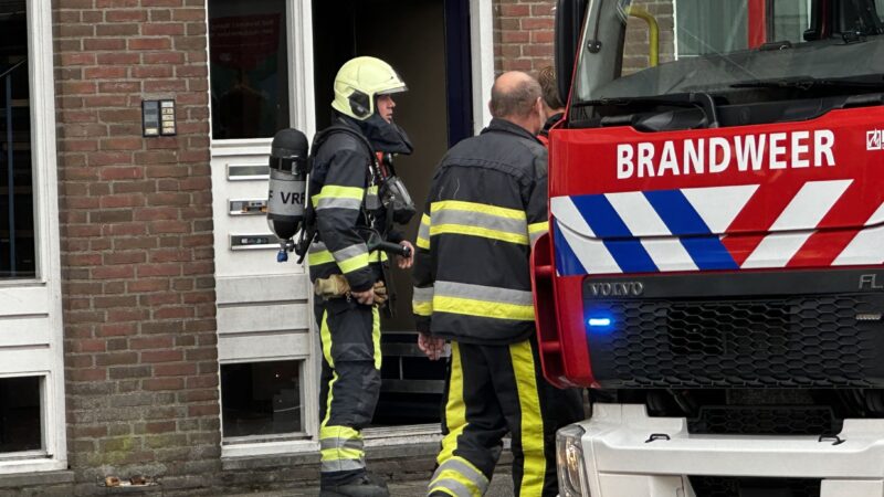 Brandweer ingezet voor vergeten pan op fornuis in woning in Leeuwarden