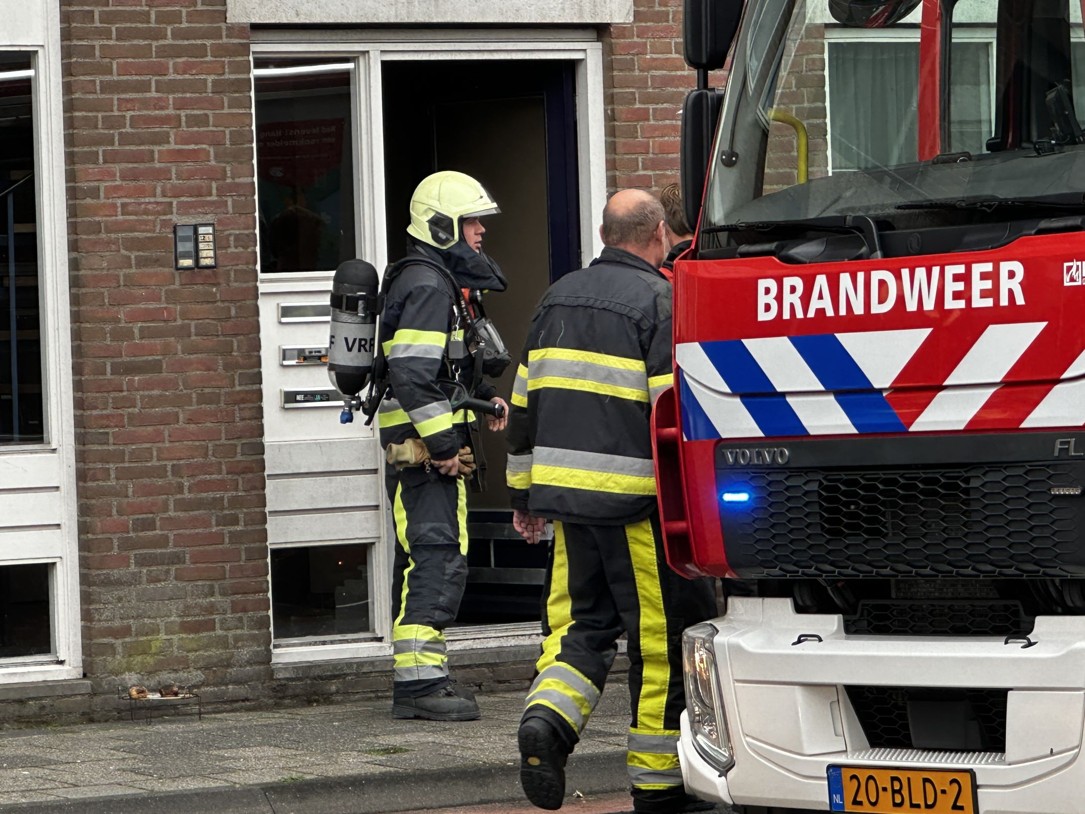 Brandweer ingezet voor vergeten pan op fornuis in woning in Leeuwarden