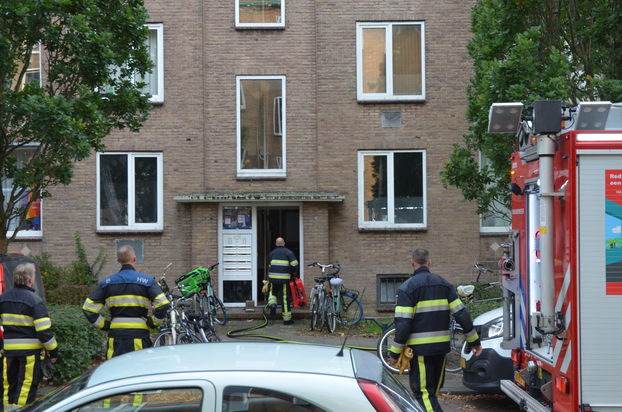 Brand in flat snel onder controle in Leeuwarden
