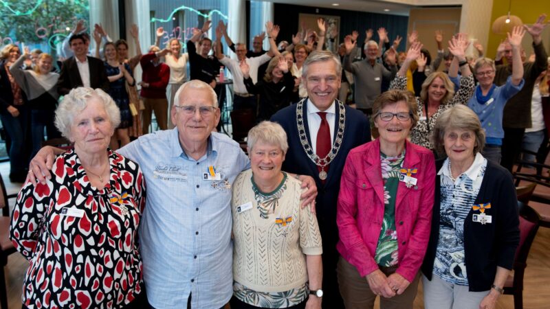Vijf Koninklijke Onderscheidingen voor vrijwilligers van Parkhoven