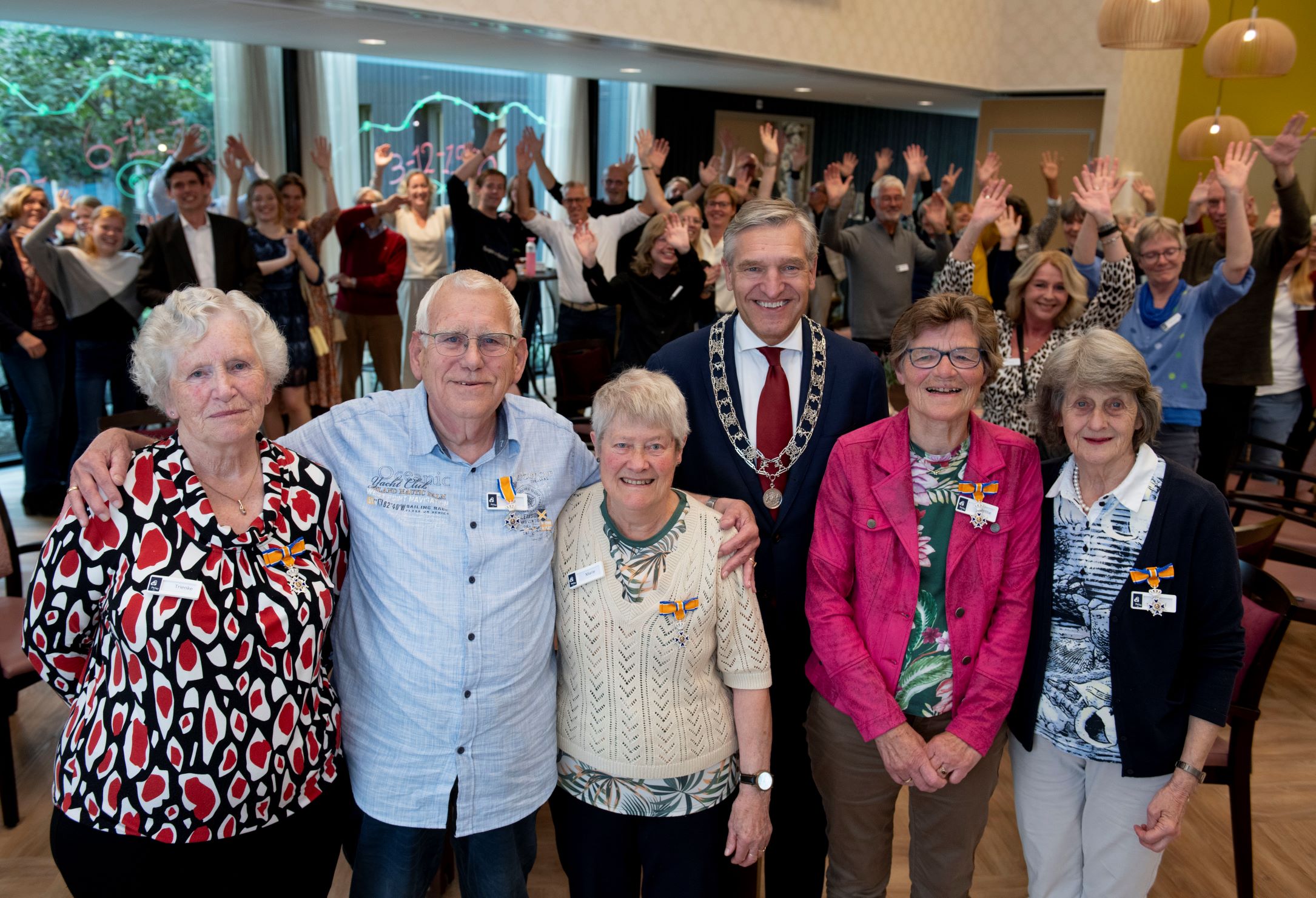 Vijf Koninklijke Onderscheidingen voor vrijwilligers van Parkhoven