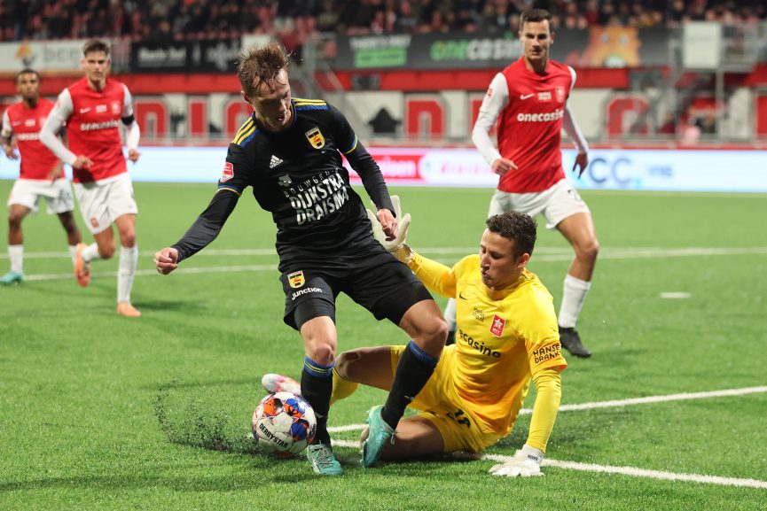 Cambuur komt niet verder dan gelijkspel in kansrijke wedstrijd tegen MVV