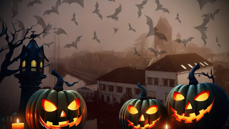 Griezelen in Grou tijdens huiveringwekkend Halloween