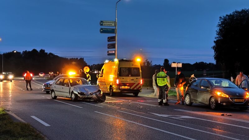 Persoon en hond gewond bij botsing op kruising in Stiens