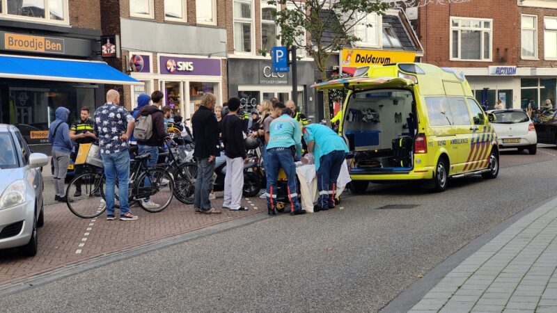 Meerdere gewonden bij aanrijding op de Schrans in Leeuwarden