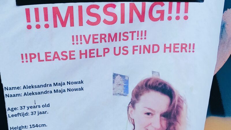 Grote zoekactie SAR Nederland naar vermiste Aleksandra Ola Nowak uit Leeuwarden