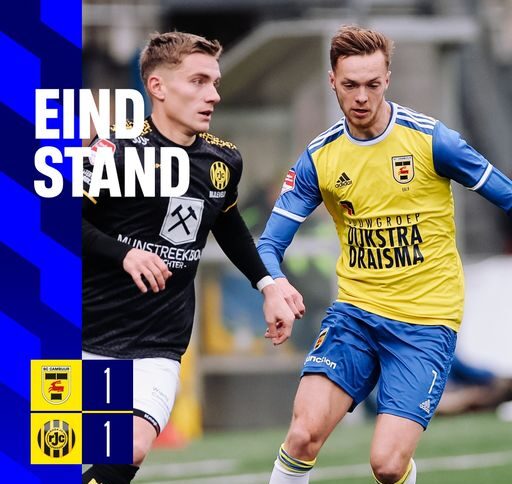 Cambuur pakt thuis een punt in wedstrijd tegen Roda JC