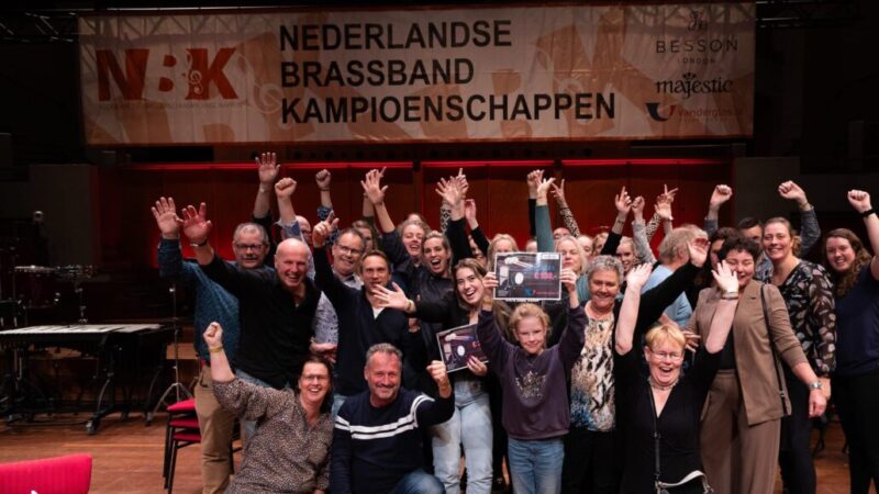 Apollo Grou 2e op Nationaal Brassband Kampioenschap in Utrecht
