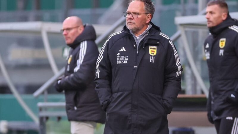Henk de Jong over punt tegen Roda JC: “Terecht, blij met dit resultaat”