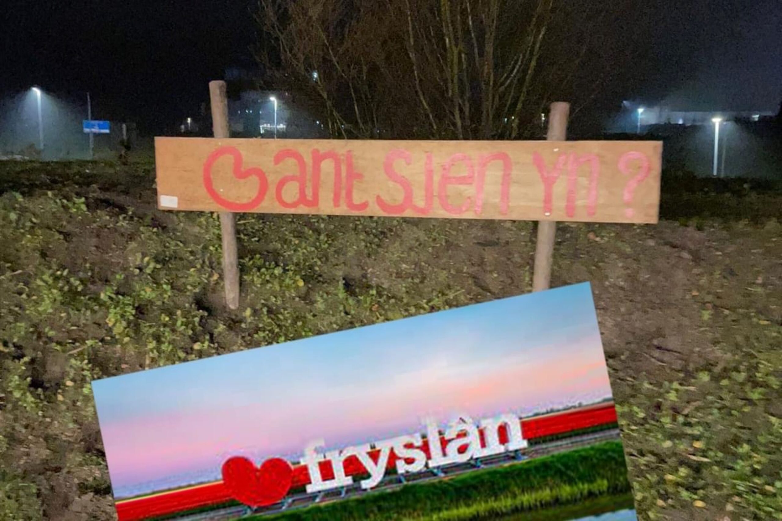 Waar is ‘Love Fryslân’ Landmark dat op terrein van Musical De Tocht stond, gebleven?