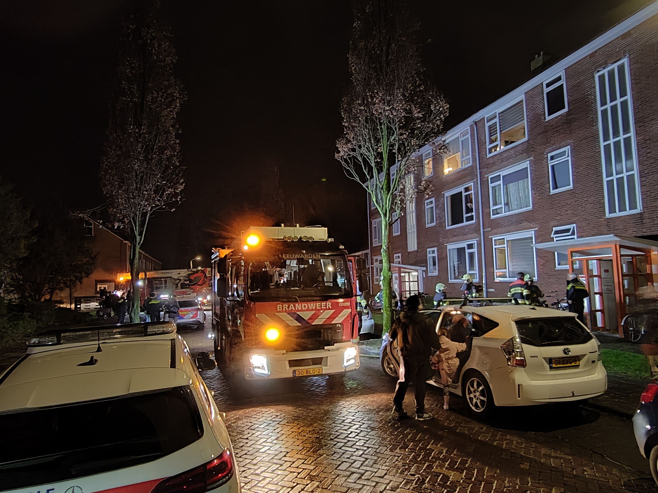 Bewoner aangehouden na brandmelding in Leeuwarden