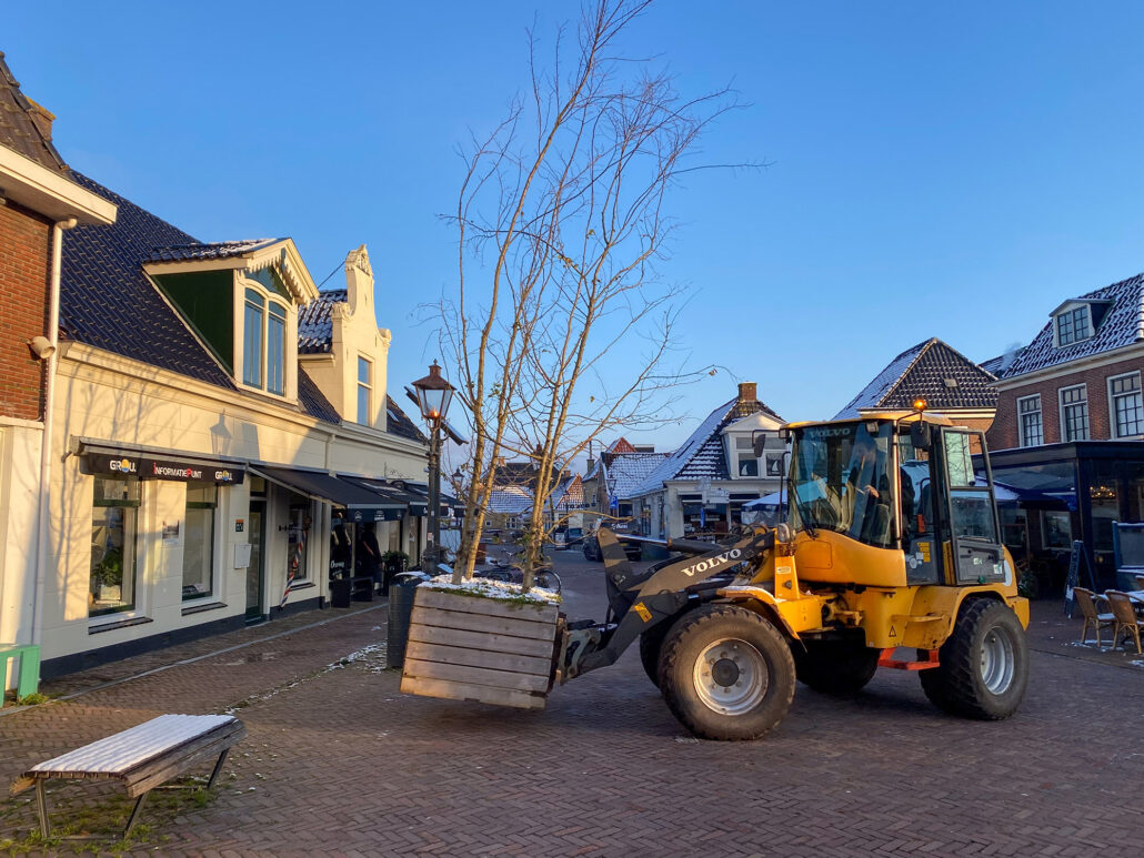 Bosk Grou wandelt verder