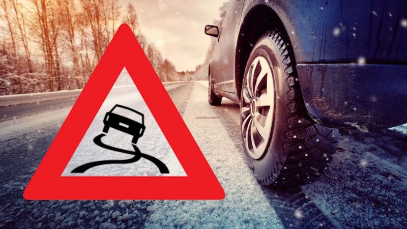 Code geel: zaterdagavond plaatselijk glad in Fryslân