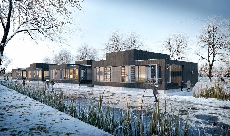 Eerste paal geslagen voor de waterwoningen Wetter Wenje in Middelsee