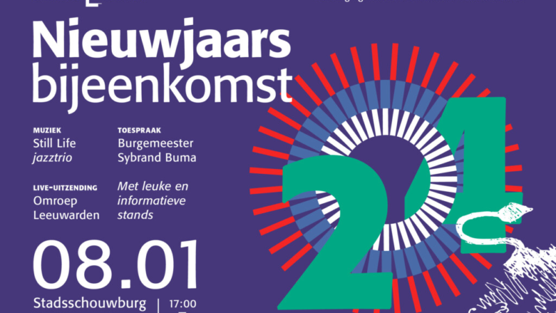 Nieuwjaarsbijeenkomst gemeente Leeuwarden: u bent van harte uitgenodigd