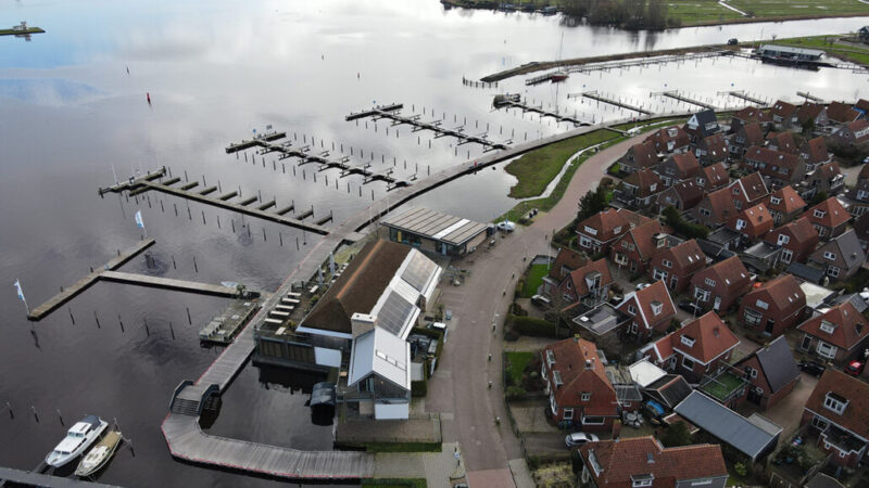 Jachthaven Grou wordt uitgebaggerd
