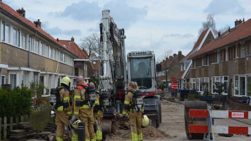 Gaslekkage ontstaan tijdens werkzaamheden in Leeuwarden