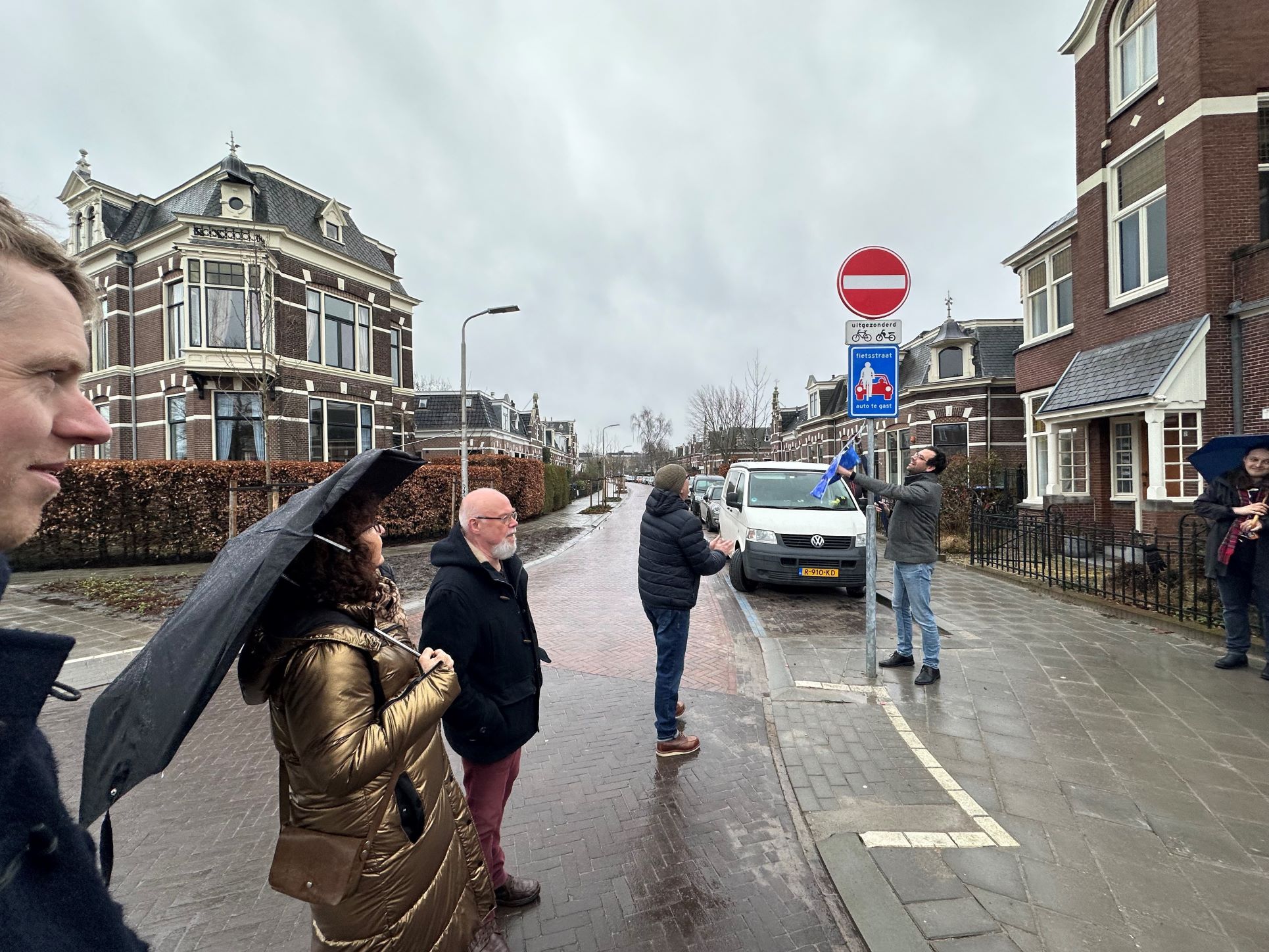 Leeuwarden heeft er weer een fietsstraat bij: de Maria Louisastraat