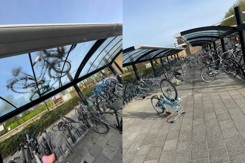 Enorme ravage aangericht op treinstation Grou-Jirnsum