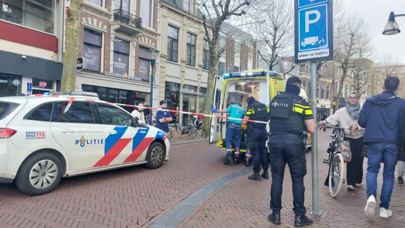 Persoon gewond door geweldsmisdrijf in Leeuwarden; verdachte aangehouden