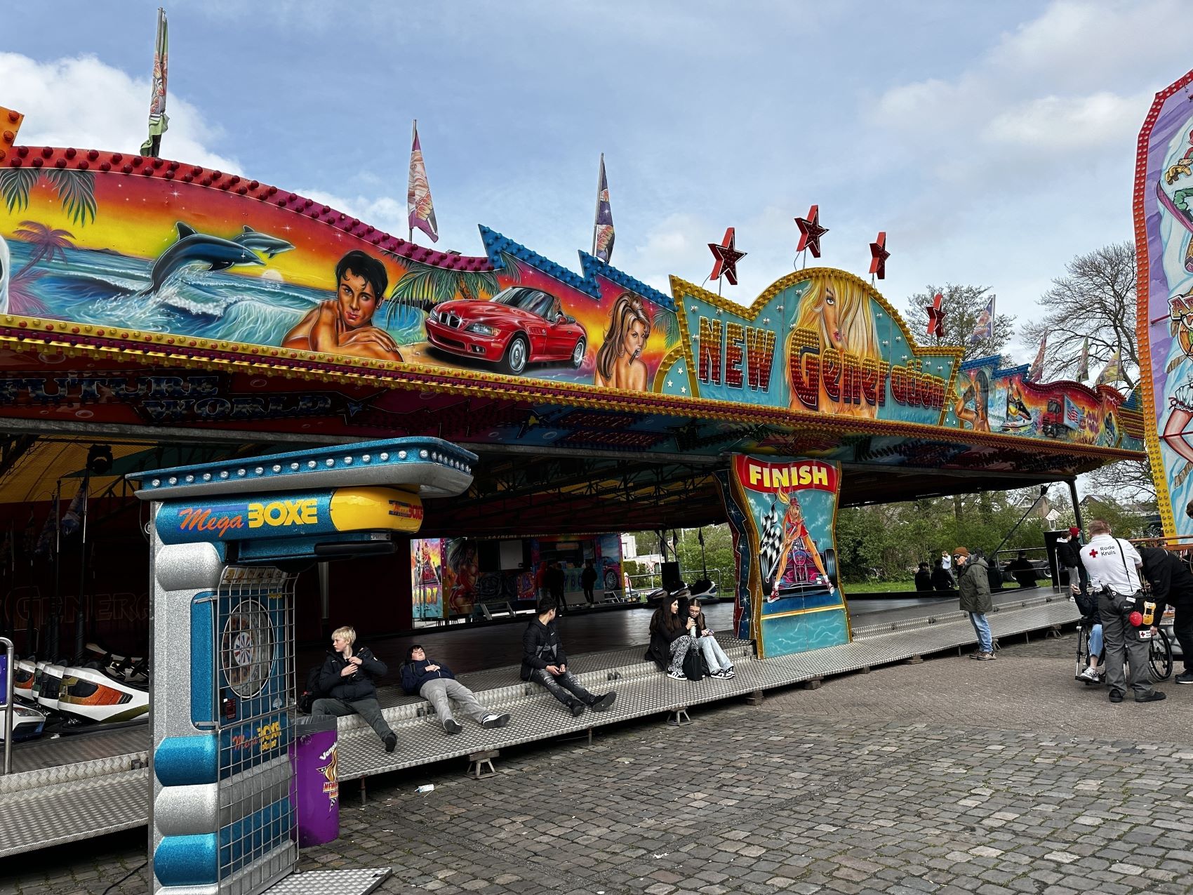 Lunato Kermis op Cambuurplein in Leeuwarden getroffen door stroomstoring
