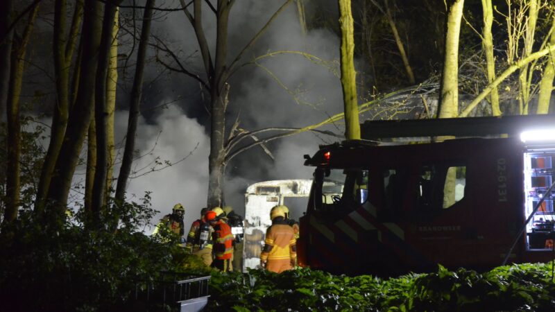 Schuur verwoest door brand in Miedum
