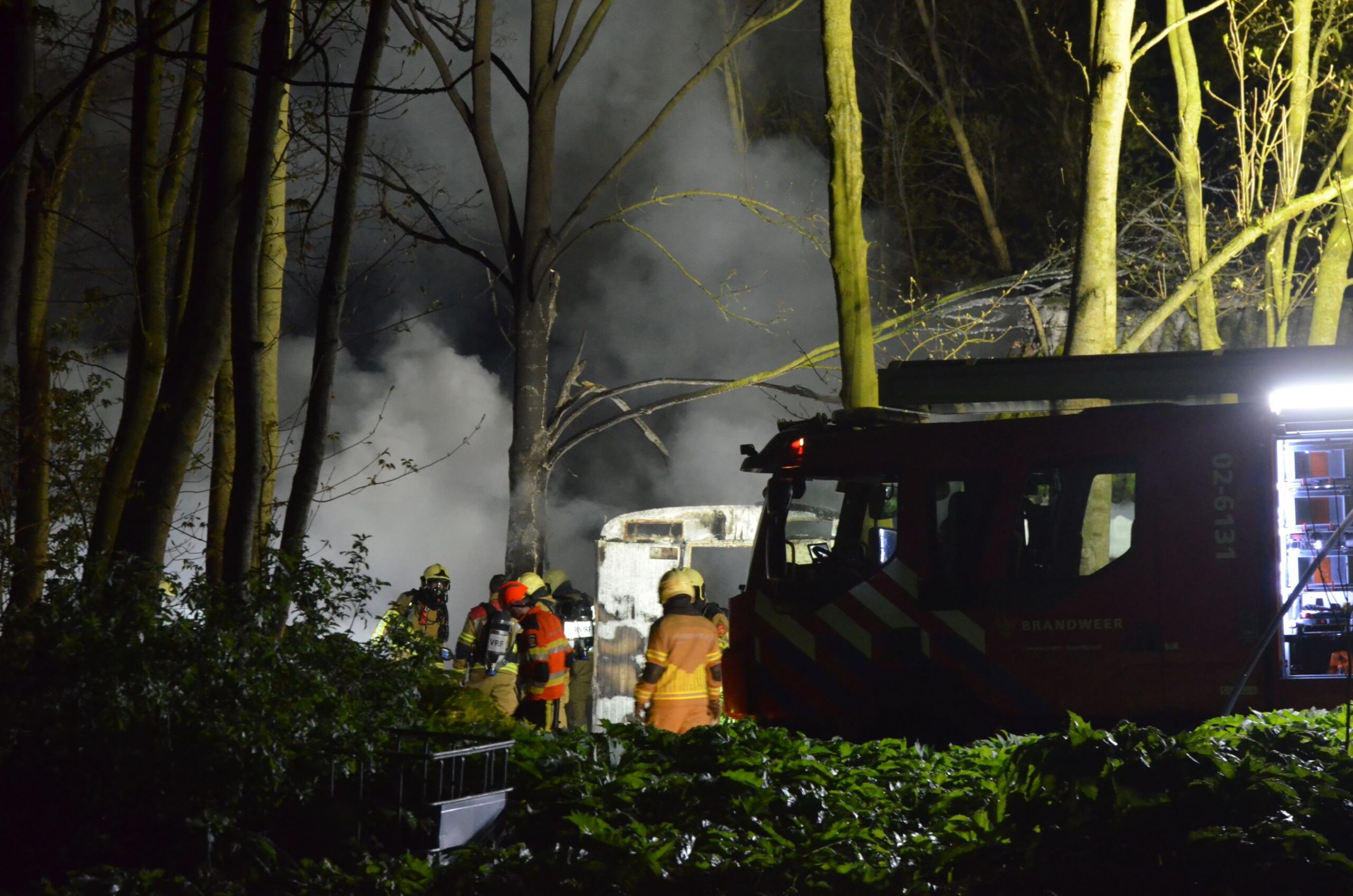 Schuur verwoest door brand in Miedum