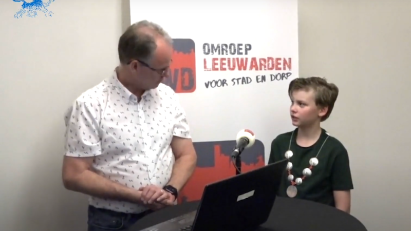 VIDEO: Vincent Wiersma in gesprek met kinderburgermeester Levi