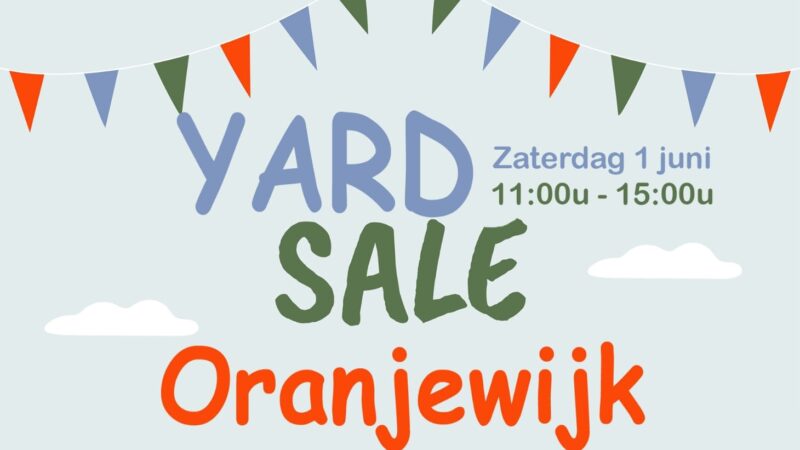 Yardsale in de Oranjewijk: een nieuwe lente met een nieuw geluid