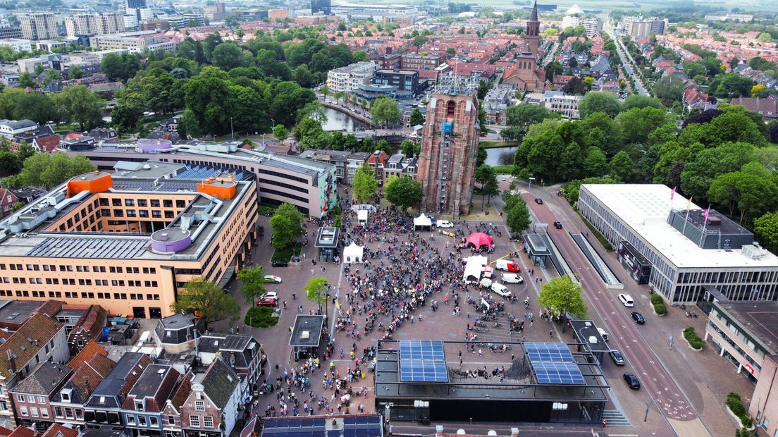 Fietselfstedentocht voor het eerst door centrum Leeuwarden