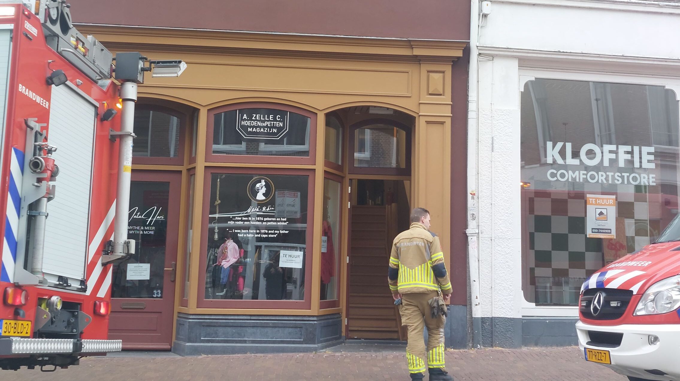 Waterlekkage in geboortehuis Mata Hari in Leeuwarden