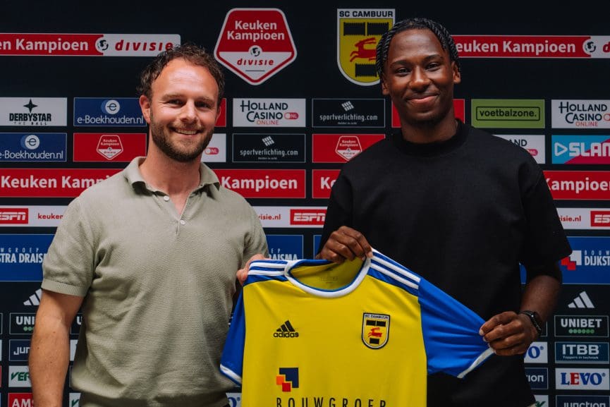 Eerste profcontract voor Tyrique Mercera (20) bij Cambuur