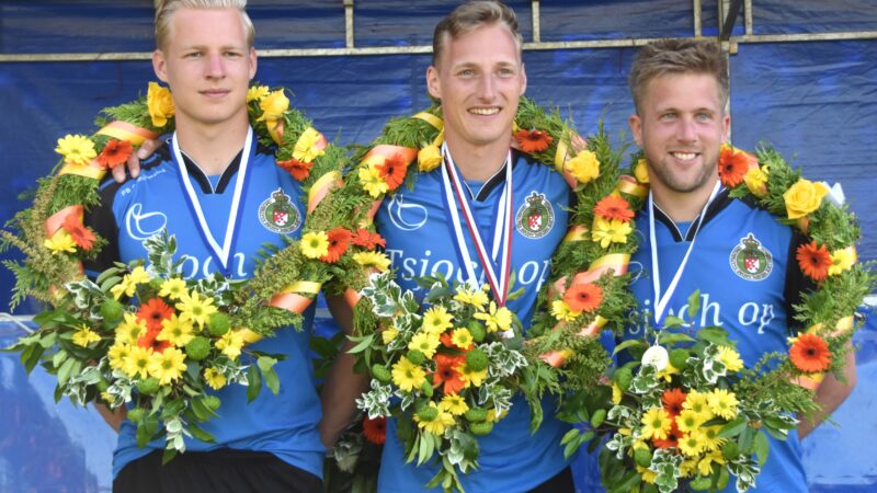 Blauwe Van Zwieten, van Popta en Steenstra trein dendert door