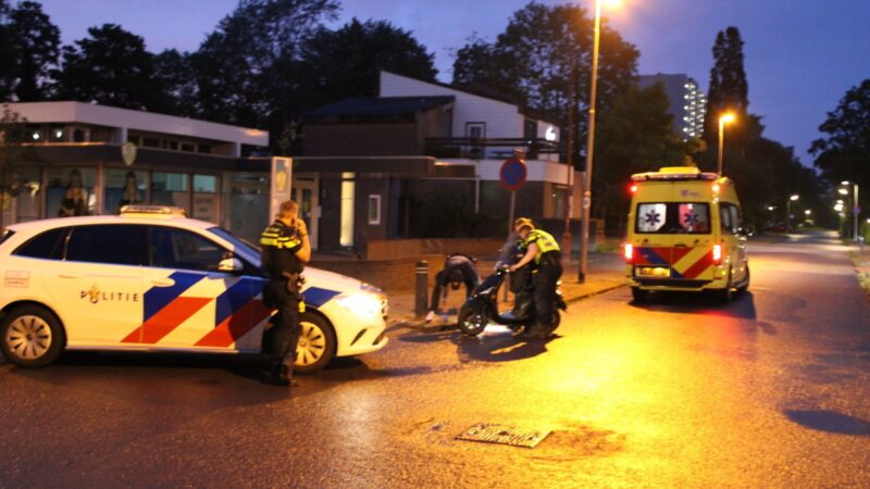 Dronken Leeuwarder (38) onderuit op zijn scooter na achtervolging door politie