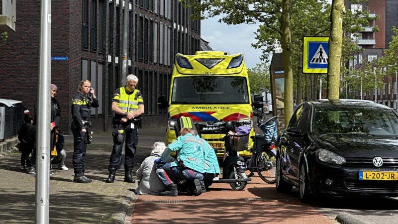 Vrouw in scootmobiel gewond geraakt bij ongeval in Leeuwarden