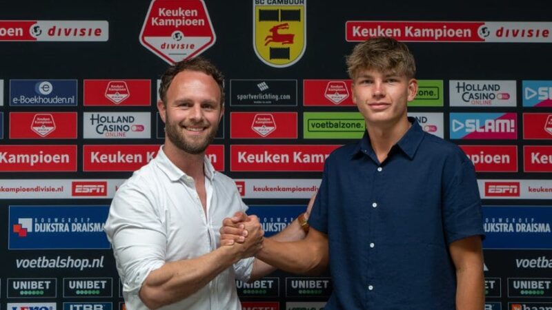 Cambuur breekt contract Wiebe Kooistra open en verlengt het tot zomer 2027