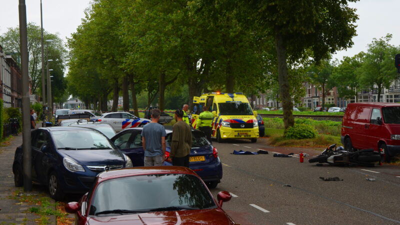 Motorrijder gewond bij verkeersongeval in Leeuwarden