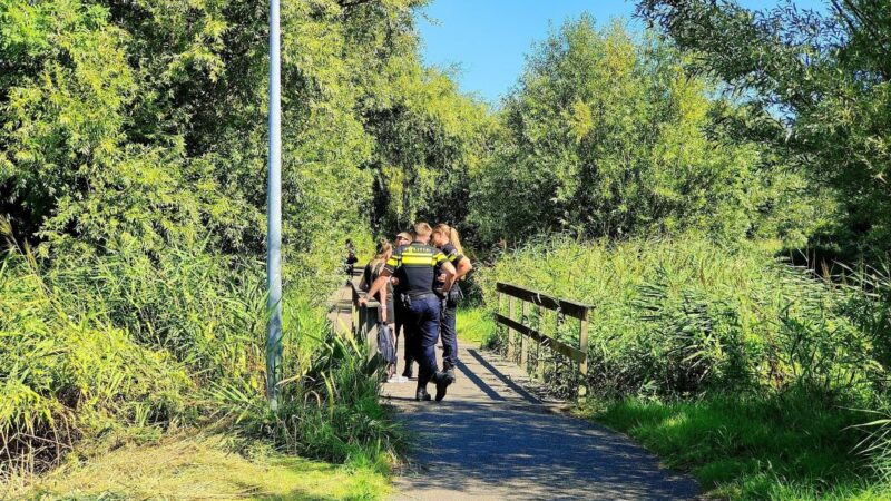 Dronken vrouw valt in rivier de Potmarge in Leeuwarden