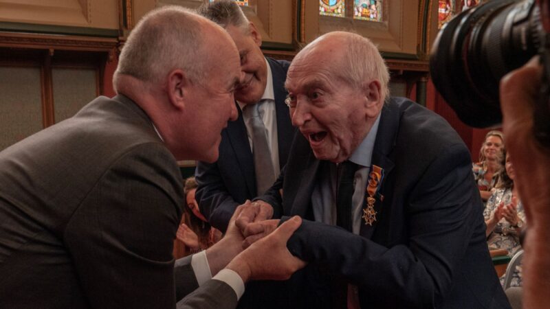 Jack Kooistra uit Leeuwarden bevorderd tot Officier in de Orde van Oranje-Nassau