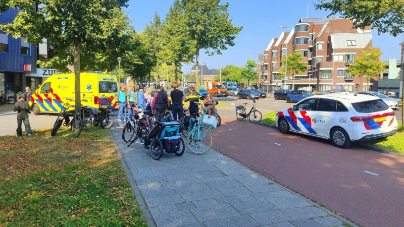 Fietsers hard onderuit in Leeuwarden