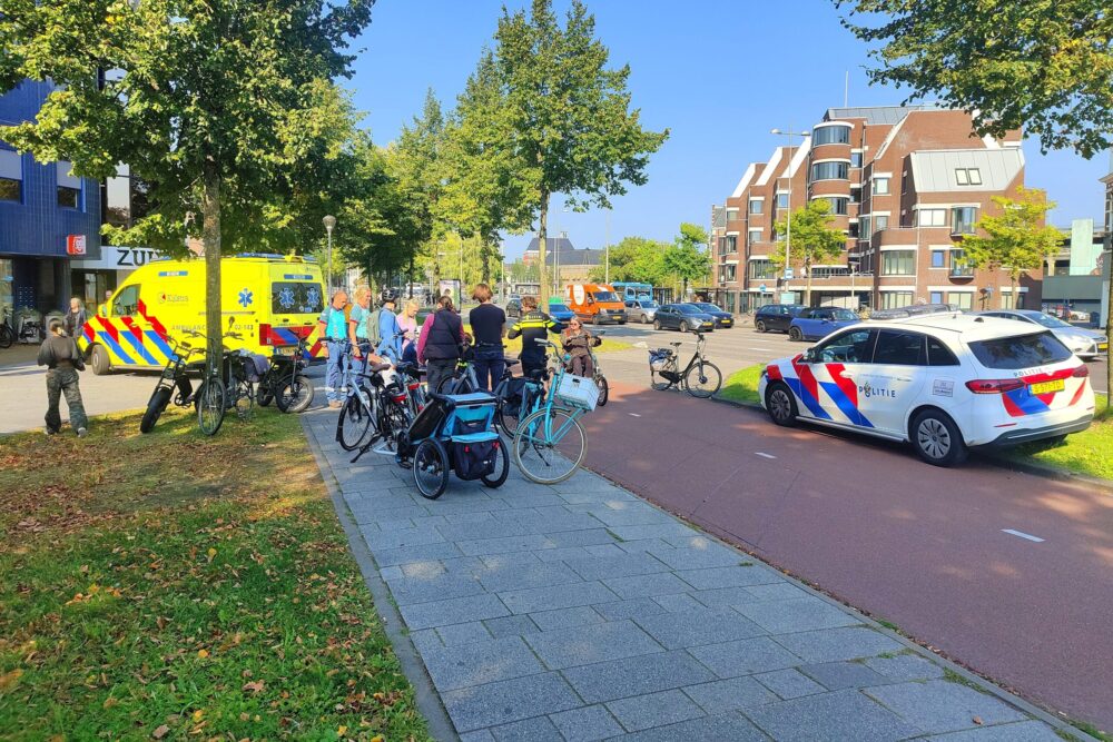 Fietsers hard onderuit in Leeuwarden