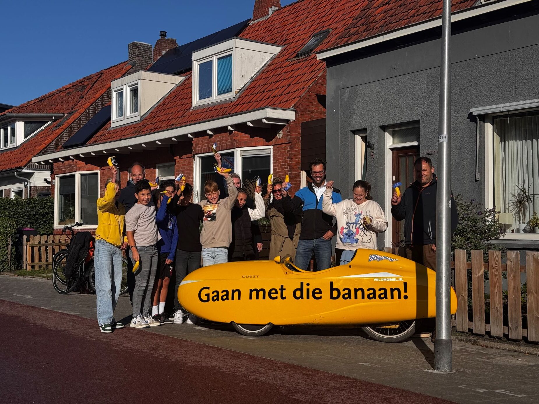 Fietsers Tijnjedyk en Cambuursterpad kunnen weer ‘gaan met die banaan’