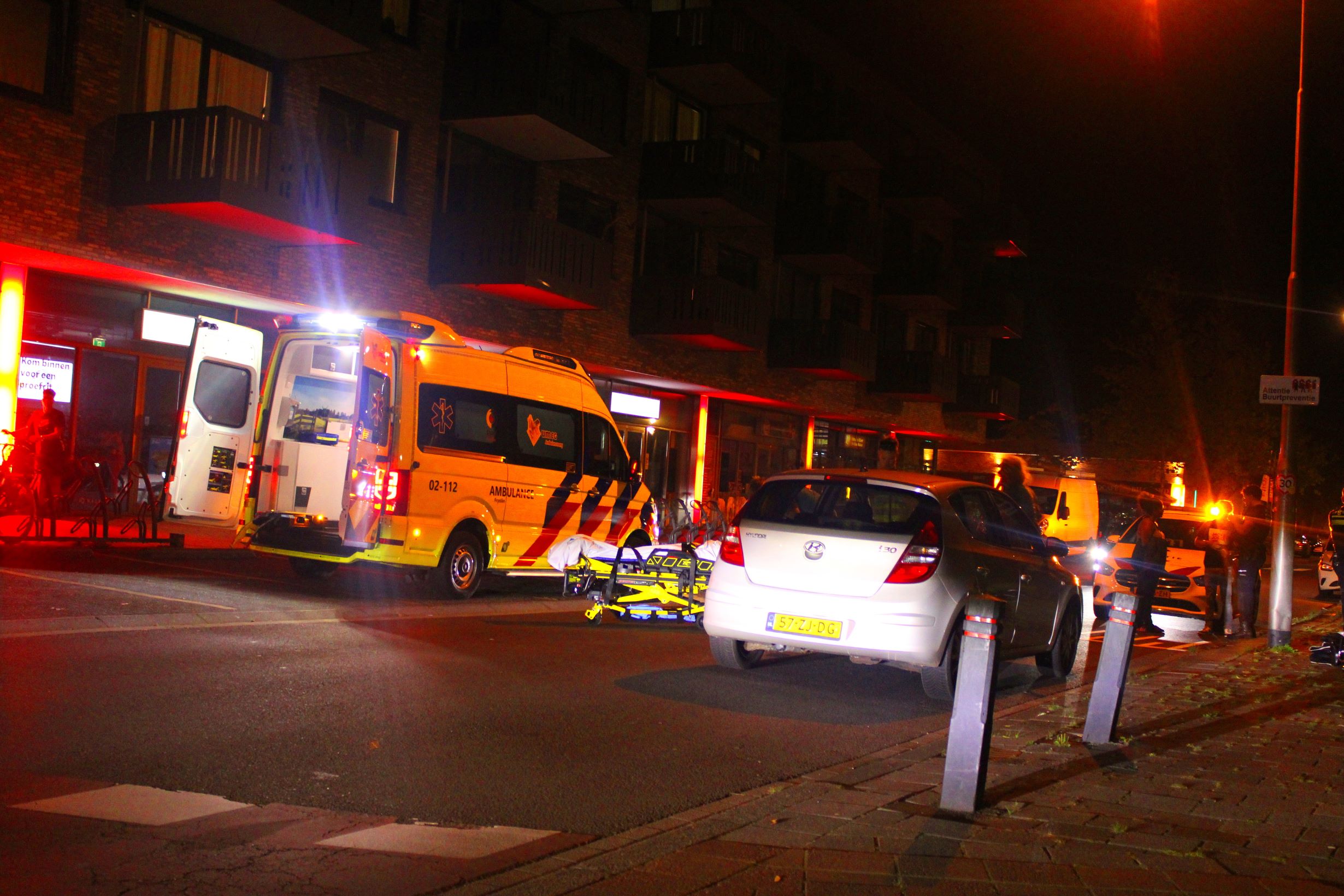 Fietser gewond bij botsing met auto in Leeuwarden