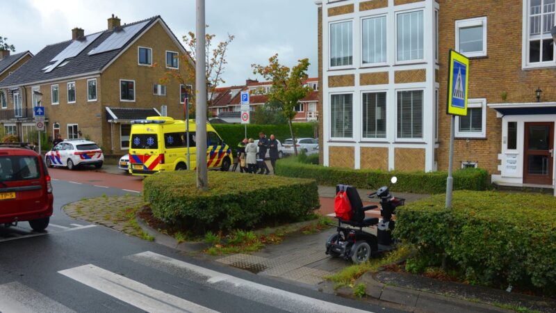 Bestuurder scootmobiel gewond bij ongeval met auto in Leeuwarden