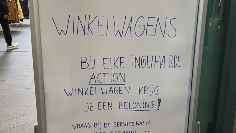 Winkelwagen speurtocht