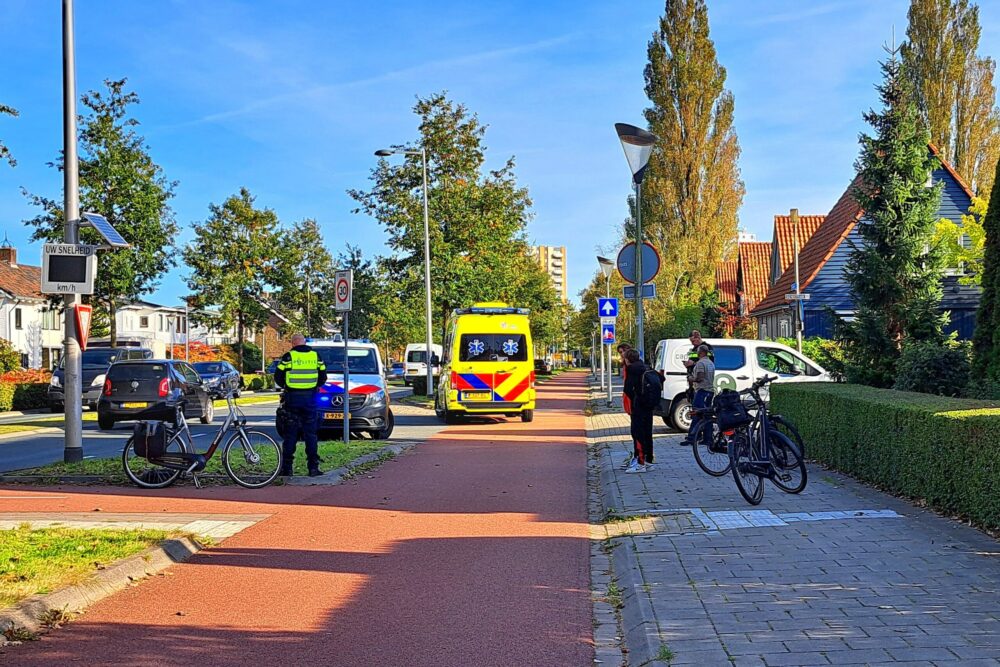 Fietser gewond bij aanrijding met bestelbus in Leeuwarden