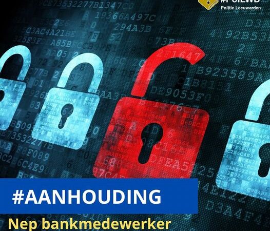Aanhouding nep bankmedewerker in Leeuwarden