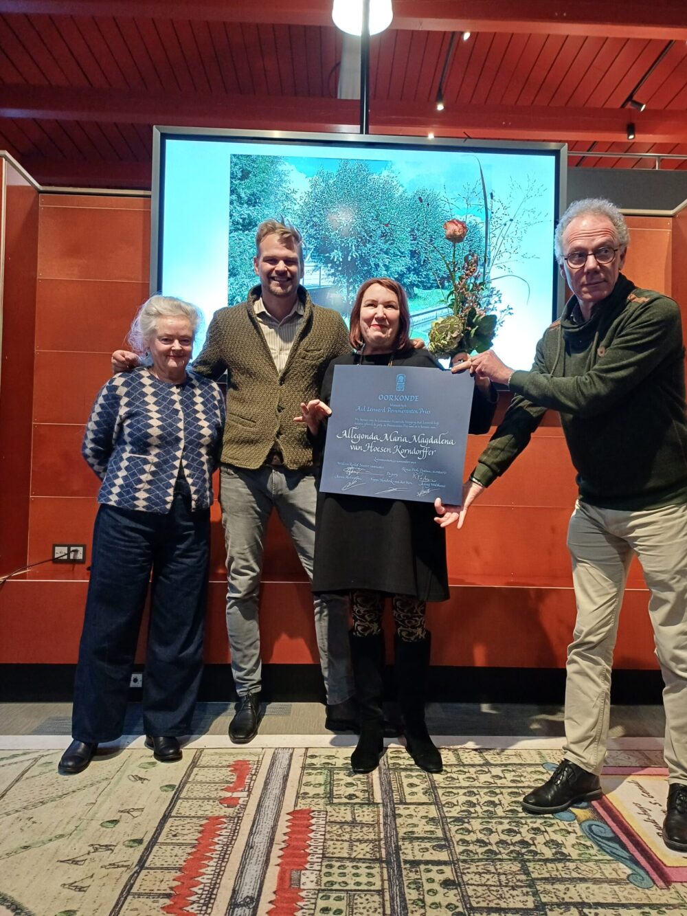 ‘Bomenridder’ Gonneke van Hoesen Korndorffer winnaar Pommerantenpries 2024